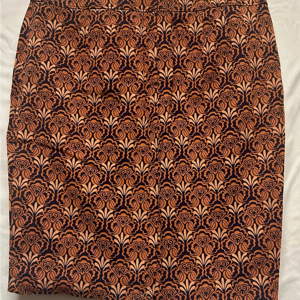 LOFT Brown Knee-length Pencil Skirt for Casual Work